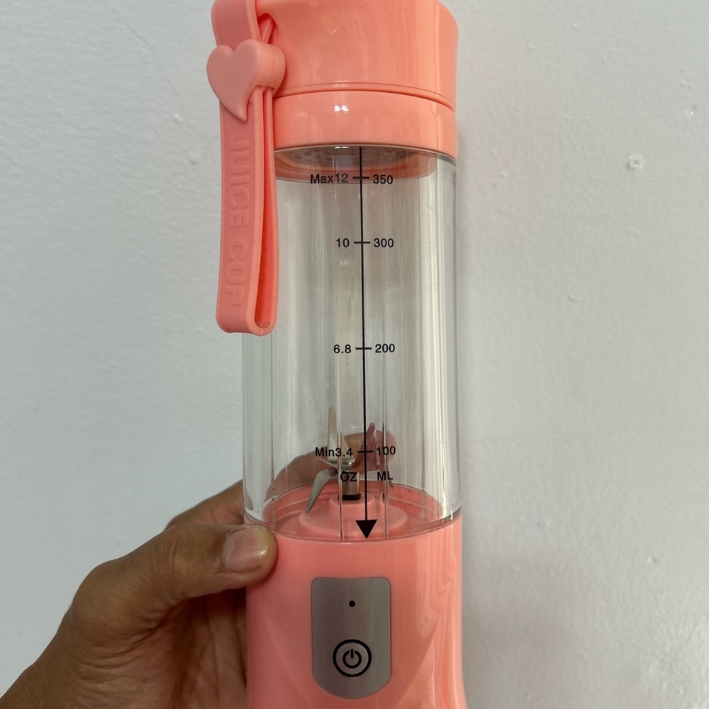 Portable Pink Blender Bottle juice cup